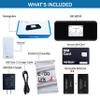 5G Mobile Portable WiFi, Verizon Wireless Jetpack Inseego MiFi M2100, Free VPN Mobile Hotspot for Travel, Unlocked Globally, Speed Up to 2,7 Gbps, Use 8 hrs, EVDO-LINK Bundle (Standard) view 2