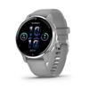 Garmin Venu 2 Plus, GPS Smartwatch with Call and Text, Advanced Health Monitoring and Fitness Features, Silver with Gray Band (Renewed) view 1