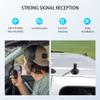 Anina 3.5 Inch NMO Dual Band VHF UHF Antenna with Magnetic Antenna Base PL-259 RG58 Coaxial Cable NMO Mount Cap for CB Ham Radio Marine Two Way Radio view 2