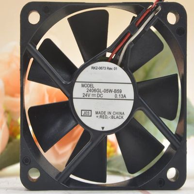 2406GL-05W-B59 24V 0.13A 3.12W 3500RPM 18CFM 60X60X15MM 3-Wire Cooling Fan