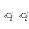 BVMAG Walkie Talkie Earpiece with Mic PTT Covert Acoustic Tube Earpiece Compatible with Cobra Cxt195 Cx112 PX650 Cx112 ACXT545 ACXT1035r ACXT145 RX385 RX685 Two Way Radio 2Pack view 1