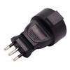 Toptekits Italy to Schuko Adapter - Male to CEE7/7 EU 4.8MM Germany Female Plug Socket Power Adaptor view 1