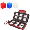 12 Slots Memory Card Holder + 24pcs Clear SD Card Case: Camera Memory Card Holder with Clear Plastic SD Card Case view 1