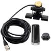 Anina Vehicle Ham Mobile Two Way Radio Antenna Dual Band VHF UHF 136-174MHz 400-470MHz, Adjustable NMO Lip Mount Bracket for Truck Hatchbacks SUV Car w/ RG58 Coaxial Cable PL-259 Connector & Rain Cup view 1