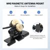 Anina Vehicle Ham Mobile Two Way Radio Antenna Dual Band VHF UHF 136-174MHz 400-470MHz, Adjustable NMO Lip Mount Bracket for Truck Hatchbacks SUV Car w/ RG58 Coaxial Cable PL-259 Connector & Rain Cup view 2