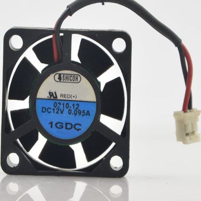 0310-12 12V 0.095A 5700RPM 30X30X10MM 2-Wire Cooling Fan