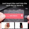 10 Slots Memory Card Holder + 24pcs Clear SD Card Case: Camera Memory Card Holder with Clear Plastic SD Card Case view 2