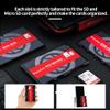 6 Slots Memory Card Case + 24pcs Clear SD Card Case: Camera Memory Card Case with Clear Plastic SD Card Case view 3