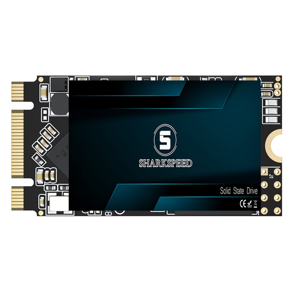 S SHARKSPEED SSD 1TB M.2 2242 NGFF SATA 3 42mm 6Gb/s 3D NAND Internal Solid State Drive for Desktop Laptop PC (M.2 2242, 1TB)