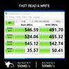 S SHARKSPEED SSD 1TB M.2 2242 NGFF SATA 3 42mm 6Gb/s 3D NAND Internal Solid State Drive for Desktop Laptop PC (M.2 2242, 1TB) view 4