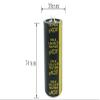 2PC 10000 uf 100v JCCON Black Gold Audio Power Amplifier Filter Horn Capacitor 35x70 view 2