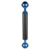 FEICHAO 1inch Dual Ball Head Extension Arm D20mm 5-12inch Diving Buoyancy Pole Mount Compatible with GoPro Action Camera Connecting Accessories (5inch,Blue) view 3