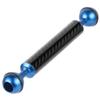 FEICHAO 1inch Dual Ball Head Extension Arm D20mm 5-12inch Diving Buoyancy Pole Mount Compatible with GoPro Action Camera Connecting Accessories (5inch,Blue) view 4