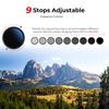 Beschoi 62mm MRC Variable ND Filter ND2-ND400, Neutral Density Adjustable ND Filter (0.3 to 2.7,1 to 9 Stops), Multi Layer Coated Optical Glass, Water Repellent & Scratch Resistant Ultra Slim Filter view 2