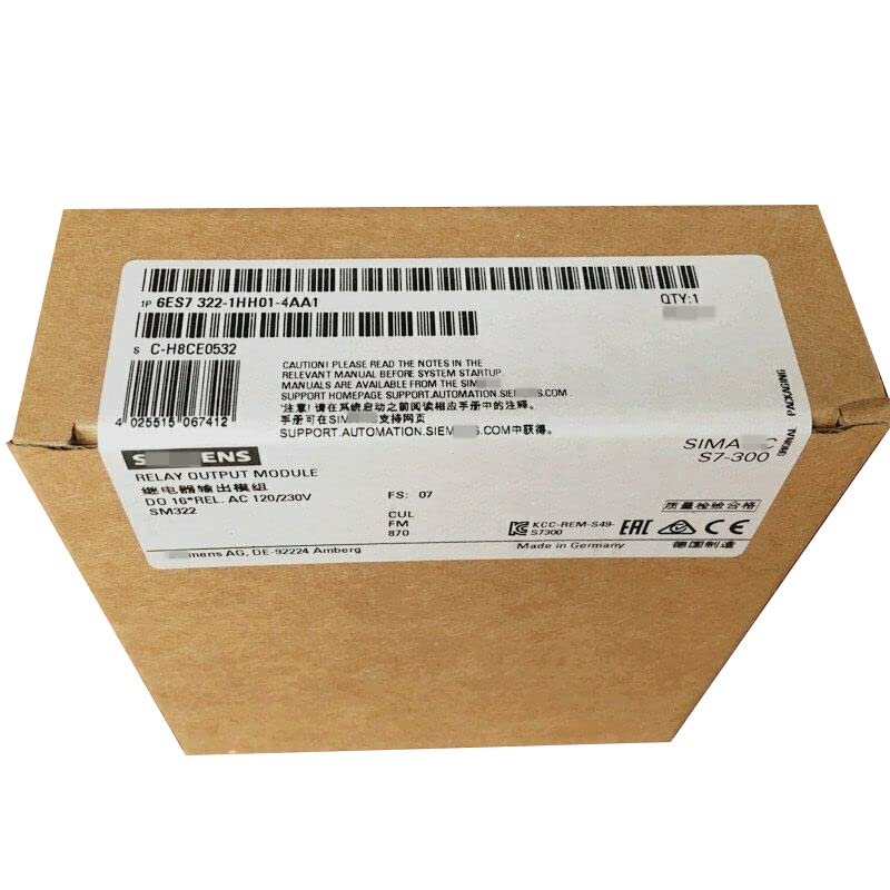 CBBEXP 6ES7322-1HH01-4AA1 S7-300 IO-Module Bundle 6ES73221HH014AA1 Sealed in Box 1 Year Warranty Fast Shipment