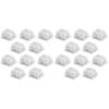 20 pcs Keycaps Replacement DIY Crystal Not Transparent Profile Blank Backlit Accessory Mechanical Professional Printed Cover Gaming Translucent No Lover Keyboard view 1