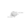 20 pcs Keycaps Replacement DIY Crystal Not Transparent Profile Blank Backlit Accessory Mechanical Professional Printed Cover Gaming Translucent No Lover Keyboard view 2