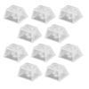 20 pcs Keycaps Replacement DIY Crystal Not Transparent Profile Blank Backlit Accessory Mechanical Professional Printed Cover Gaming Translucent No Lover Keyboard view 3