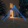 vidaXL Blue Christmas Tree Lights - Indoor and Outdoor Use with Unique Waterfall Design, 576 LEDs, 8 Lighting Effects - Includes 33 ft Extension Cord view 2