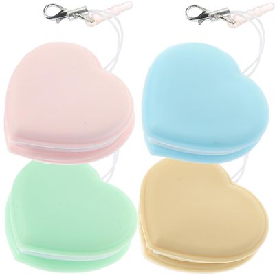 SAFIGLE Heart-Shaped Macaron 4-Pack - Portable Lens Cloths for Glasses Cameras Phones - Compact 1.5 Inch Soft Anti-Static for and Accessories