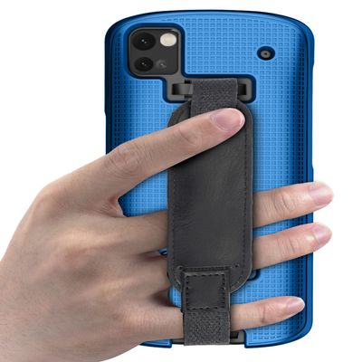 Nakedcellphone Case and Hand Strap Combo for Zebra TC53 TC58 - Blue