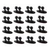 Cable Clips,16pcs Self-Adhesive Cable Holder Multipurpose Mini Wire Clip Cable Organizer Cord Management for Car (Black) view 1