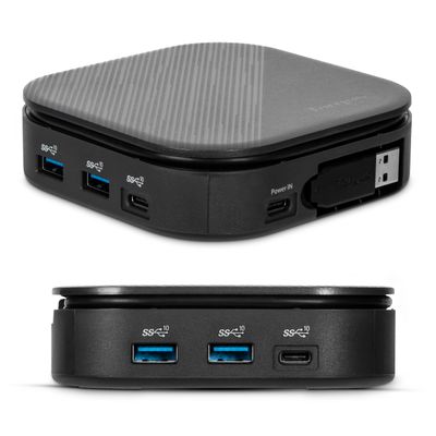 Targus USB-C Universal Dual HD Docking Station with 80W PD Pass-Thru, Dual Monitor (HD) or Single Monitor (2K), TAA Compliant Laptop Docking Station with DisplayLink