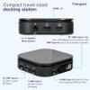 Targus USB-C Universal Dual HD Docking Station with 80W PD Pass-Thru, Dual Monitor (HD) or Single Monitor (2K), TAA Compliant Laptop Docking Station with DisplayLink view 2
