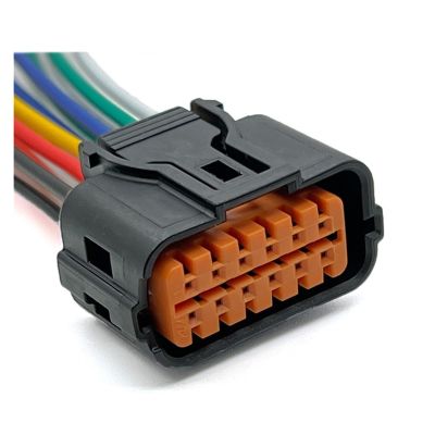 AELFIE 12Pin Car Back View Camera pl;/UG Wiring Harness Auto wat/erp/;ro/ofW Electrical Connector HP285-12021 Fit Compatible with Hyun.dai SO.NATA KI.A
