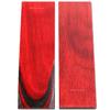 EZSMITH Dymalux Handle Scale Set - (Layered) - (Apple Jack) - (Red/Charcoal) - (5.0 x 1.5 x 0.250) - Custom Handle Material view 2
