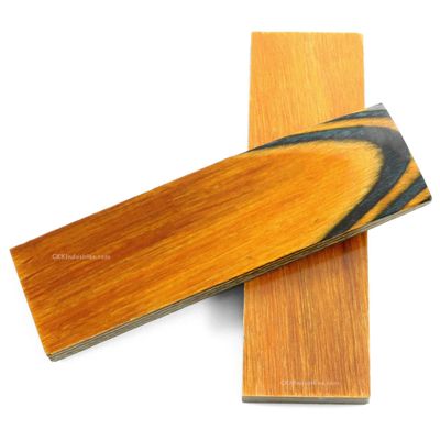 EZSMITH Dymalux Handle Scale Set - (Layered) - (Fighting Irish) - (Natural/Green) - (5.0 x 1.5 x 0.250) - Custom Handle Material