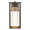 Hinkley Coen Large Wall Mount Outdoor Lantern, Composite, Clear Seedy Glass, Dark Sky, Oil Rubbed Bronze Finish view 2