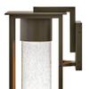 Hinkley Coen Large Wall Mount Outdoor Lantern, Composite, Clear Seedy Glass, Dark Sky, Oil Rubbed Bronze Finish view 4