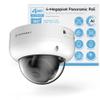 Amcrest Panoramic IP POE Camera, 180 Panoramic 4-Megapixel POE IP Dome Camera, Security Outdoor Camera, 50ft Nightvision, IVS Features and People Counting, MicroSD Recording, IP4M-PD183EW-AI White view 1