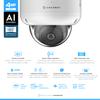 Amcrest Panoramic IP POE Camera, 180 Panoramic 4-Megapixel POE IP Dome Camera, Security Outdoor Camera, 50ft Nightvision, IVS Features and People Counting, MicroSD Recording, IP4M-PD183EW-AI White view 2