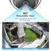 Amcrest Panoramic IP POE Camera, 180 Panoramic 4-Megapixel POE IP Dome Camera, Security Outdoor Camera, 50ft Nightvision, IVS Features and People Counting, MicroSD Recording, IP4M-PD183EW-AI White view 3