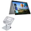 BoxWave Stand and Mount Compatible with Dell Inspiron 16 2-in-1 (7620) - Executive VersaView Laptop Stand, Ergonomic Adjustable Viewing Angle Metallic Riser - Metallic Silver view 1