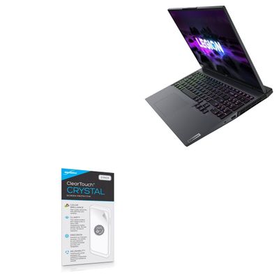 BoxWave Screen Protector Compatible with Lenovo Legion 5 Pro (16 in - 82JS) - ClearTouch Crystal (2-Pack), HD Film Skin - Shields from Scratches