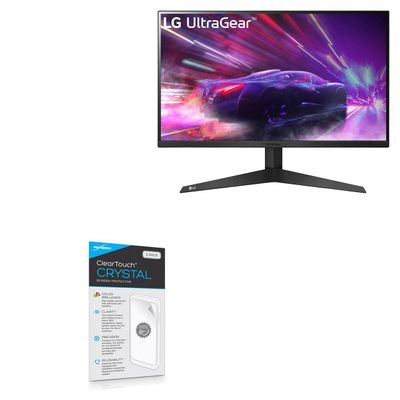 BoxWave Screen Protector Compatible with LG 24 Monitor (24GQ50F) - ClearTouch Crystal (2-Pack), HD Film Skin - Shields from Scratches