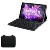 BoxWave Case Compatible with MEBERRY Android 11 Tablet M7 (10.1 in) - Hard Shell Briefcase, Slim Messenger Bag Briefcase Cover Side Pockets - Jet Black view 1