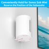 Yibracki Heavy Duty Wall Mount Bracket for Sonos Sub Mini Mount Easy to Install Compatible with Sonos Sub Mini Subwoofer Bracket with Hardware Kit, White view 3