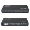 WAVLINK Universal Laptop Docking Station Dual Monitor with 65W Power Delivery for Windows Mac M1/M2, Displaylink Dock, USB C/A to Dual HDMI/DisplayPort Adapter, Gigabit Ethernet, 6 USB 3.0, Audio/Mic view 1