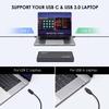 WAVLINK Universal Laptop Docking Station Dual Monitor with 65W Power Delivery for Windows Mac M1/M2, Displaylink Dock, USB C/A to Dual HDMI/DisplayPort Adapter, Gigabit Ethernet, 6 USB 3.0, Audio/Mic view 4