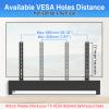 Upgrade Height Adjustable Soundbar TV Mount for Sonos Playbar Mount Under or Above TV with Hardware Kits Easy to Install, Black view 4