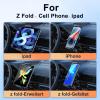 xuenair Z Fold 5 Car Mount, [360 Rotatable& Firmly Grip & Never Fall Off] Vent Tablet Mount for Car, iPad mini Car Mount for Samsung Z Fold 7 6 5 4 3 2 iPhone 16 Google Motorola LTC view 3
