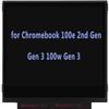 11.6" Screen Replacement for Lenovo 100e Chromebook 2nd Gen/Gen 3 100w Gen 3 4 81QB 81M8 81MA 82Q3 82J7 82J8 82UY 82V0 82HY 82J0 LCD LED Display Panel 1366x768 30 Pin (Side Brackets Non Touch) view 1