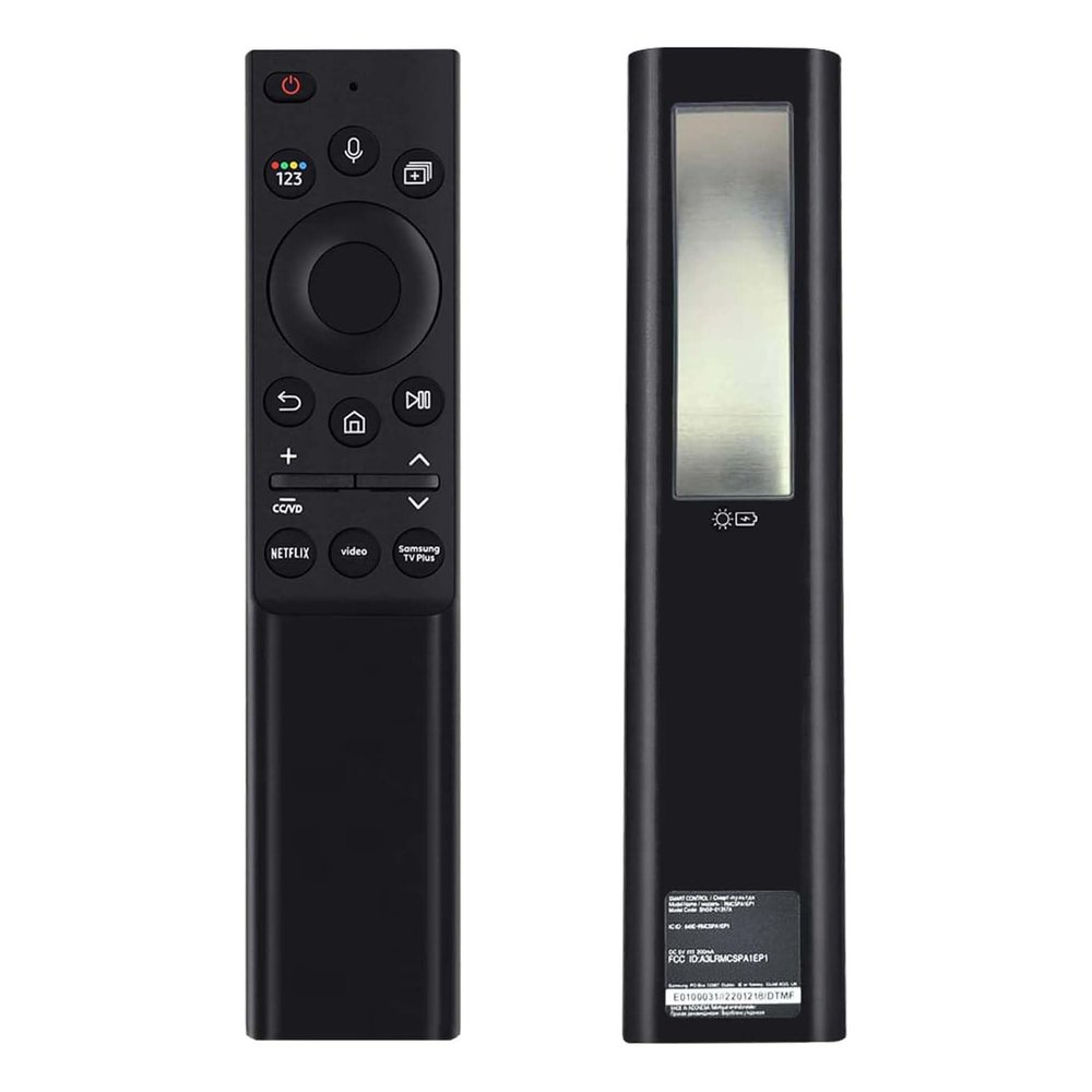 Fourmor Original Voice Remote Control - BN59-01357A Solar Charging for Samsung 2021 and 2022 and2023 Smart TVs. Also Bn59-01358F Full Function Replacement