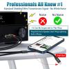 AGVEE 6.6ft MFi Certified Lightning to RCA Cable Audio Y Cord Adapter Converter for iPhone 14 13 12 11 XS XR X 8 7 iPad iPod to Car, Home Stereo Speaker Headphone, Amplifiers, HDTV, Black view 3