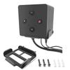 Metal Wall Mount for Fire TV Cube (3rd Gen) 2022 Released,Secure Metal Holder for fire TV Cube (1st Gen,2nd Gen),Sturdy Steel Stand with Soft Foam Hold fire TV Cube for Wall,Furniture,Ceiling (Black) view 1