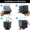Metal Wall Mount for Fire TV Cube (3rd Gen) 2022 Released,Secure Metal Holder for fire TV Cube (1st Gen,2nd Gen),Sturdy Steel Stand with Soft Foam Hold fire TV Cube for Wall,Furniture,Ceiling (Black) view 4